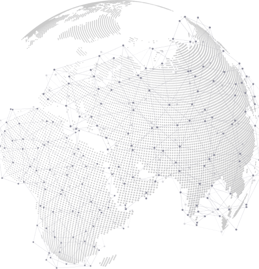Digital Wireframe Globe